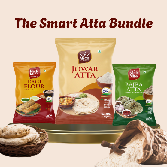 The Smart Atta Bundle- Pack of 3 (1.5kg)