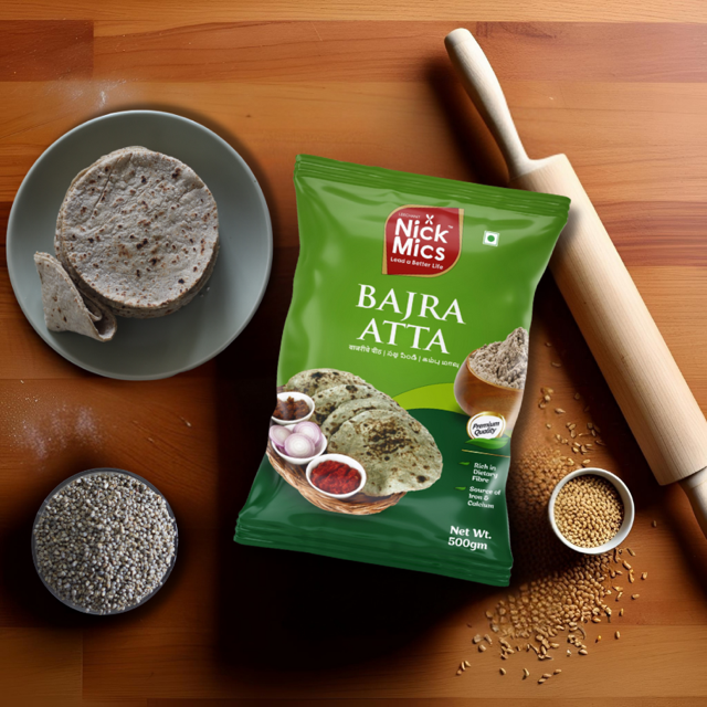 Bajra Atta 500gms (Pearl Millet Flour)