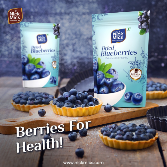 All-Things-Berry Duo- Dried Blueberries + Cranberries(200g+200g)