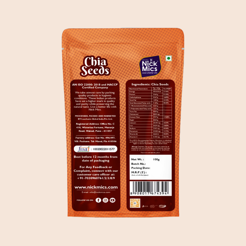 Chia Seeds 100gms