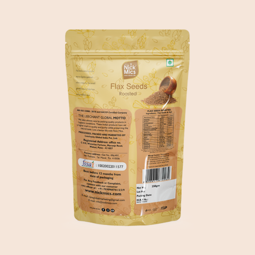 Roasted & Salted Flax Seeds 250gms