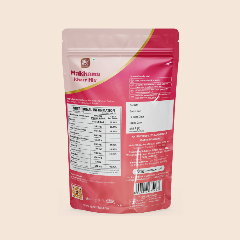 Makhana Kheer Mix 120gms
