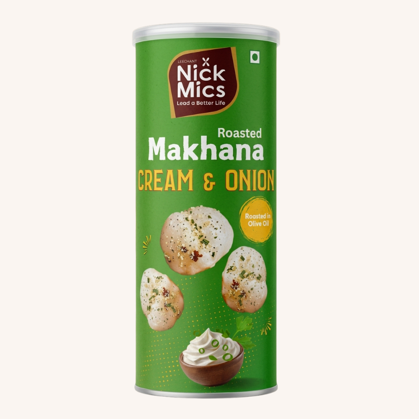 Cream & Onion Roasted Makhana (75g)