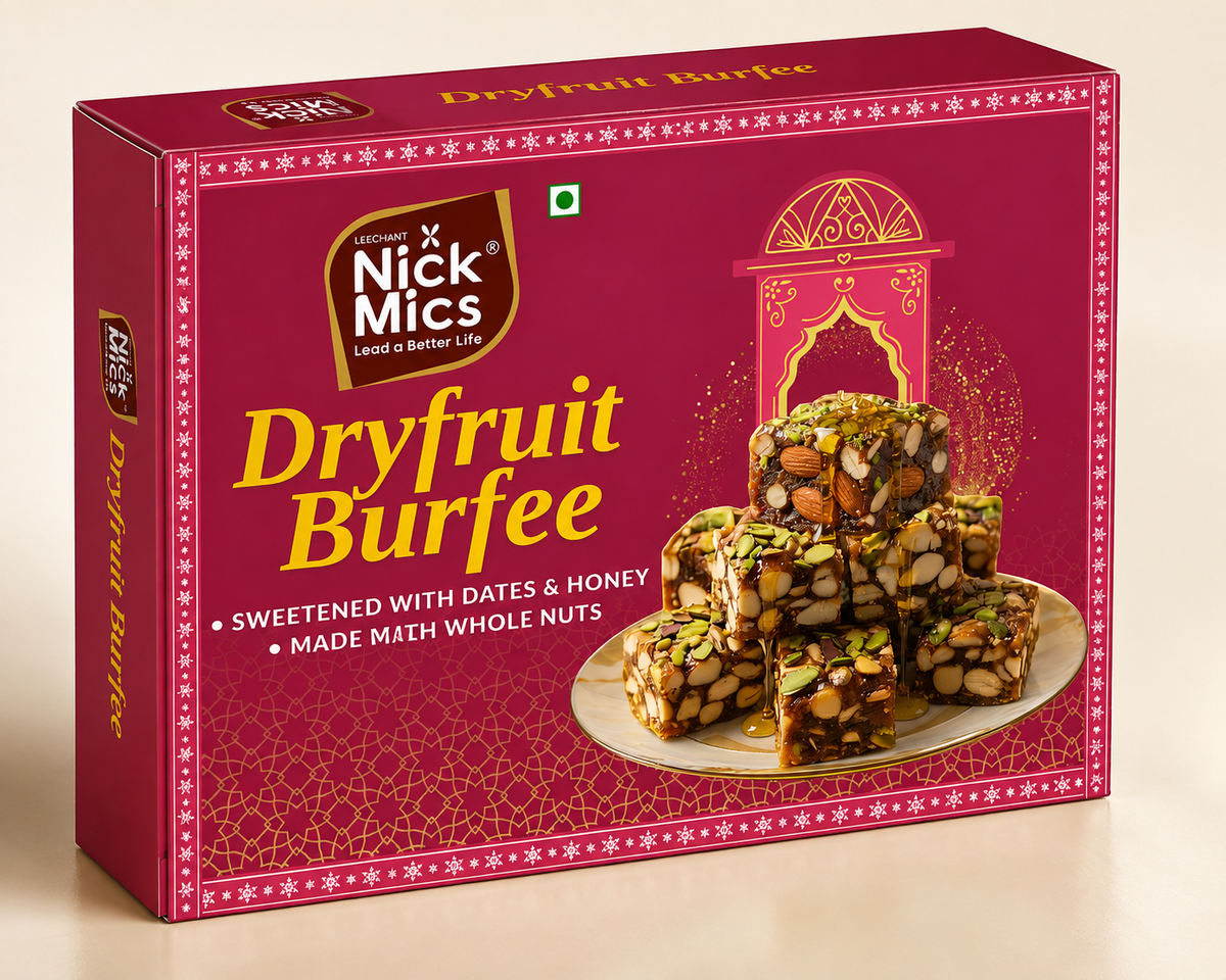 Nickmics Dryfruit Burfee 250gm