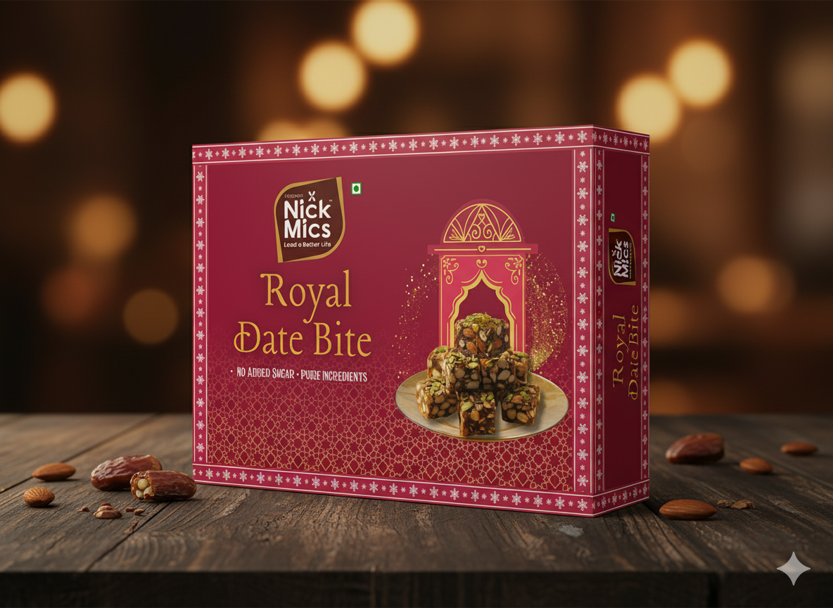 Nickmics Royal Date Bite 250gm
