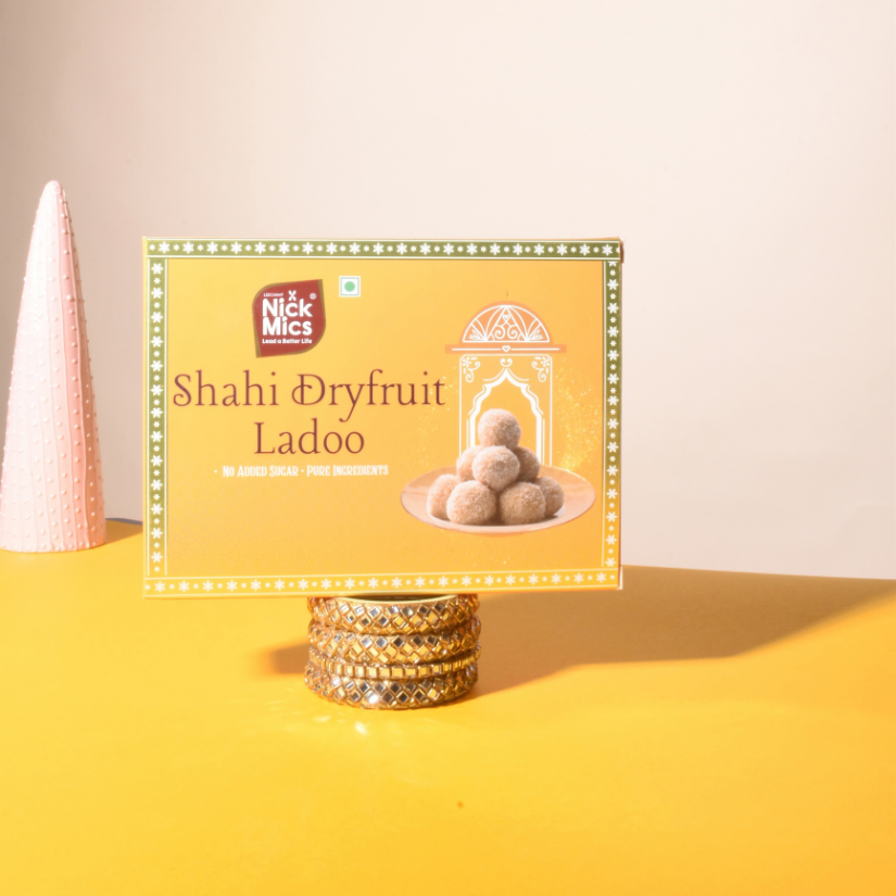 Festive Mithai Combo | 3 × 250 g | Dryfruit Burfee & Ladoos |