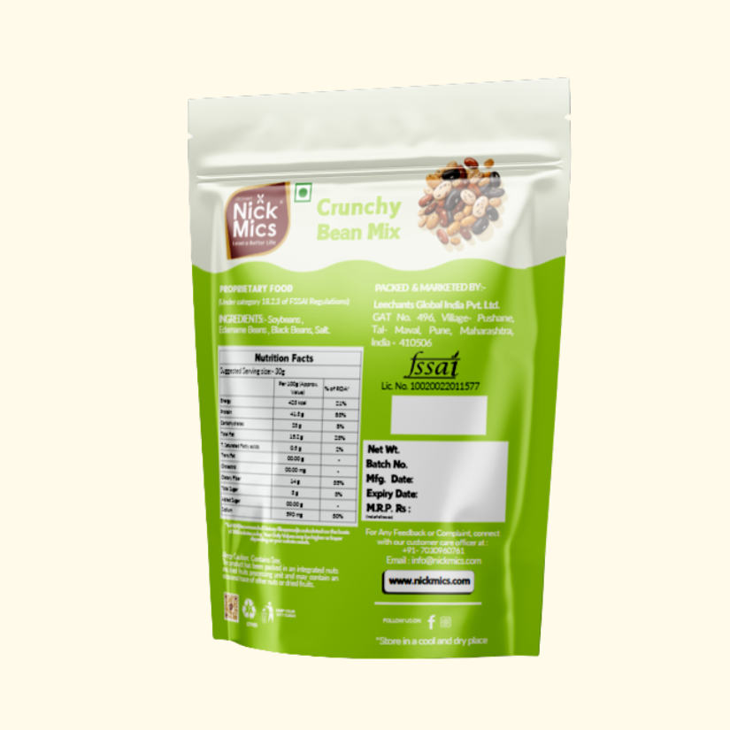 Protein Bean  Mix 200gm | Roasted High Protein Snack |
