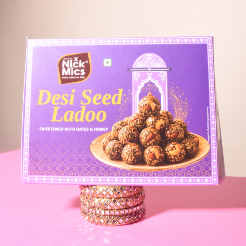 Festive Mithai Combo | 3 × 250 g | Dryfruit Burfee & Ladoos |