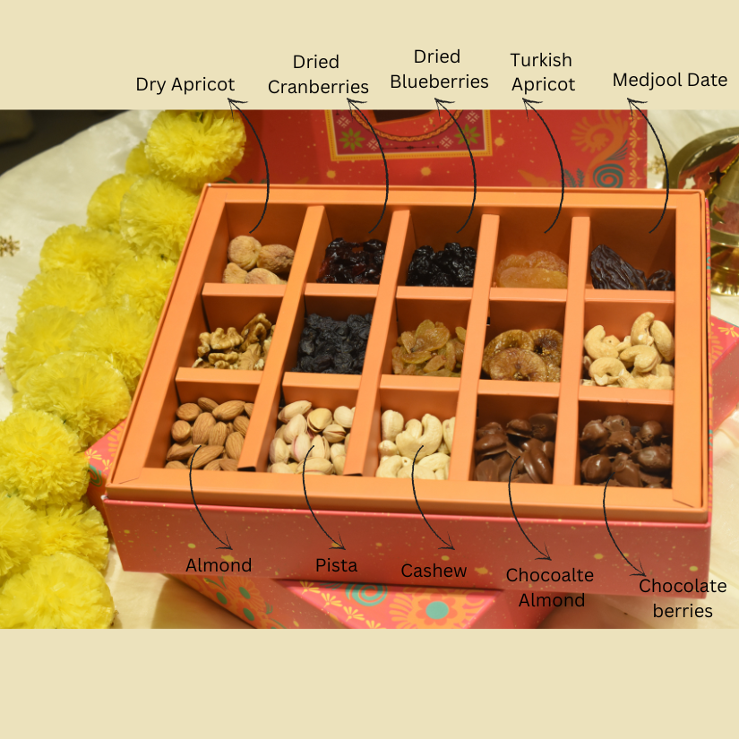 Nickmics Gourmet Dry Fruit Collection Box