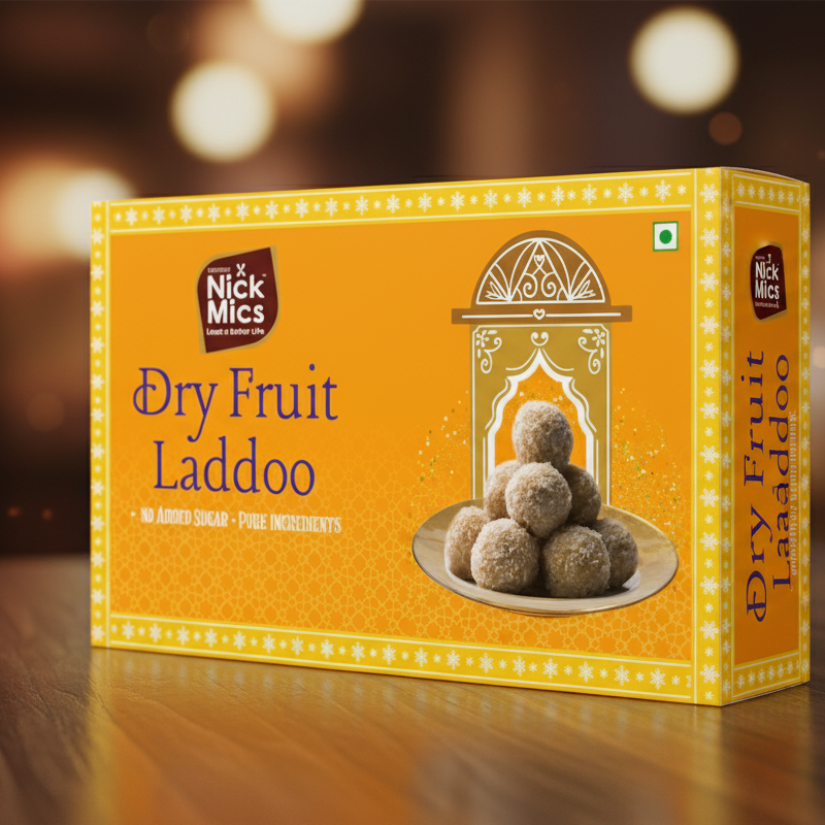 Nickmics Dry Fruit Ladoo 250gm